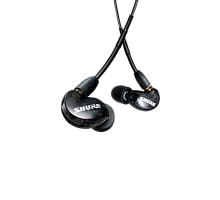 SHURE SE215-K-EFS наушники внутриканальные (наушники вставные) с одним динамическим драйвером, черные